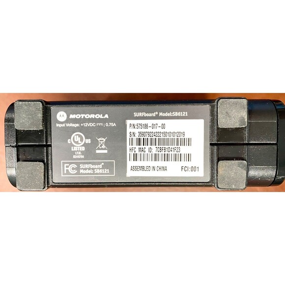 Arris Surfboard SB6121 DOCSIS 3.0 Cable Modem - USED - Picture 2 of 5